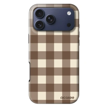 Hülle für Apple iPhone 17 Pro Max - Brown grid