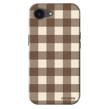 Hülle für Apple iPhone 17e - Brown grid