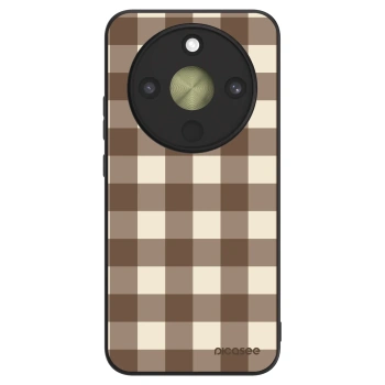 Hülle für Honor Magic8 Lite 5G - Brown grid