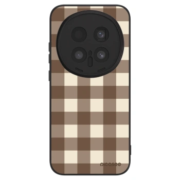 Hülle für Honor Magic8 Pro 5G - Brown grid