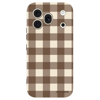 Hülle für Honor 600 Pro - Brown grid
