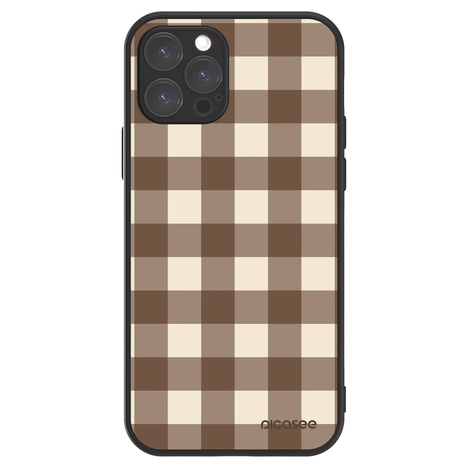 Picasee ULTIMATE CASE für Apple iPhone 12 Pro - Brown grid