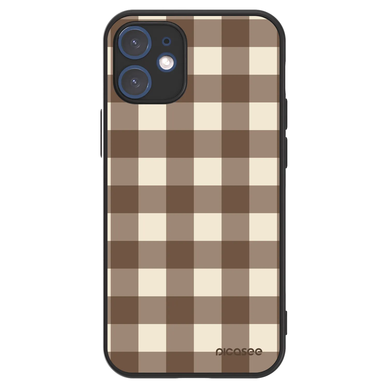 Picasee ULTIMATE CASE für Apple iPhone 12 mini - Brown grid