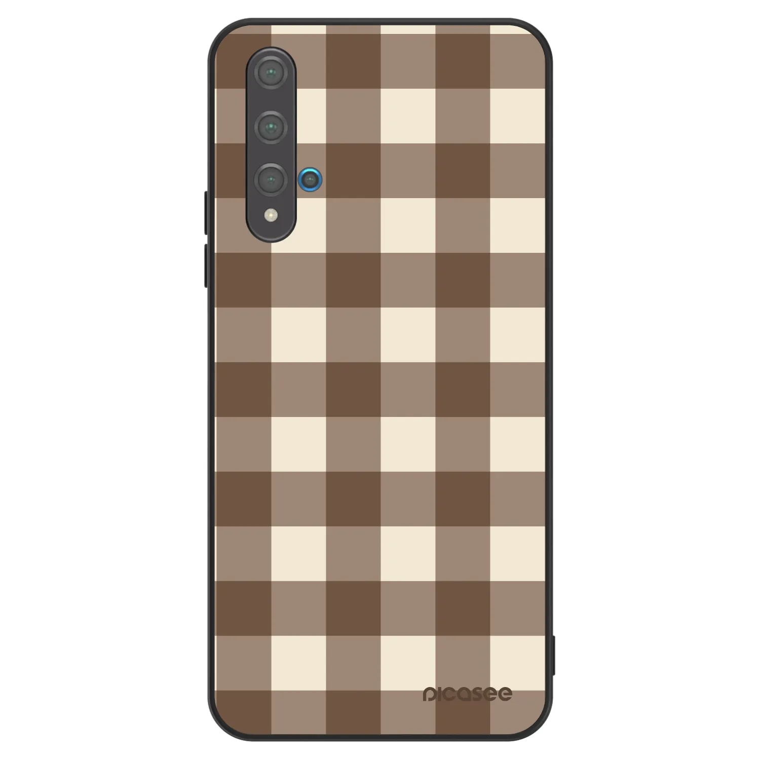 Picasee ULTIMATE CASE für Huawei Nova 5T - Brown grid