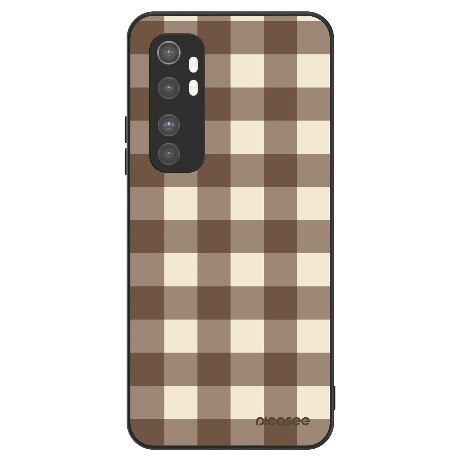 Picasee ULTIMATE CASE für Xiaomi Mi Note 10 Lite - Brown grid
