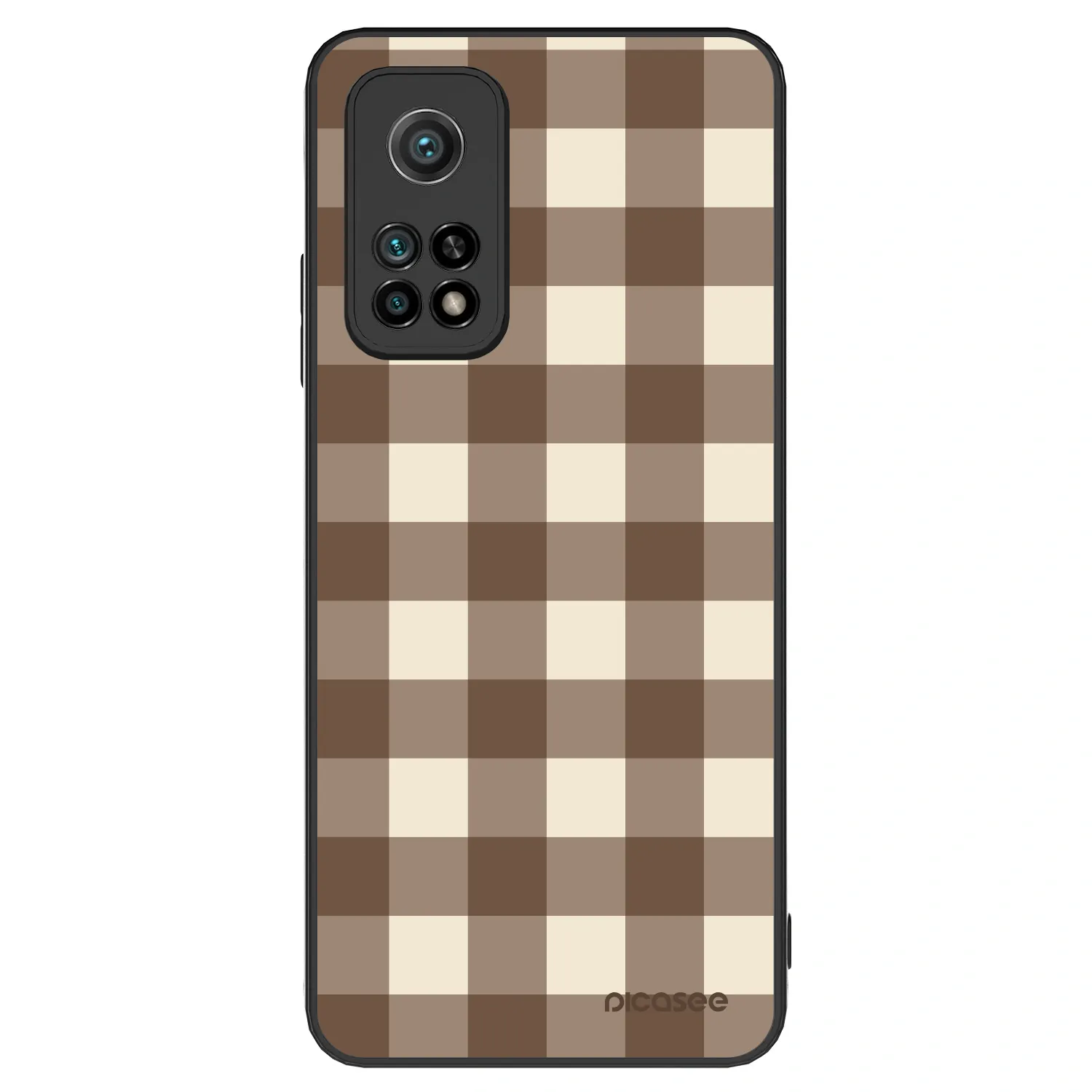 Picasee ULTIMATE CASE für Xiaomi Mi 10T Pro - Brown grid