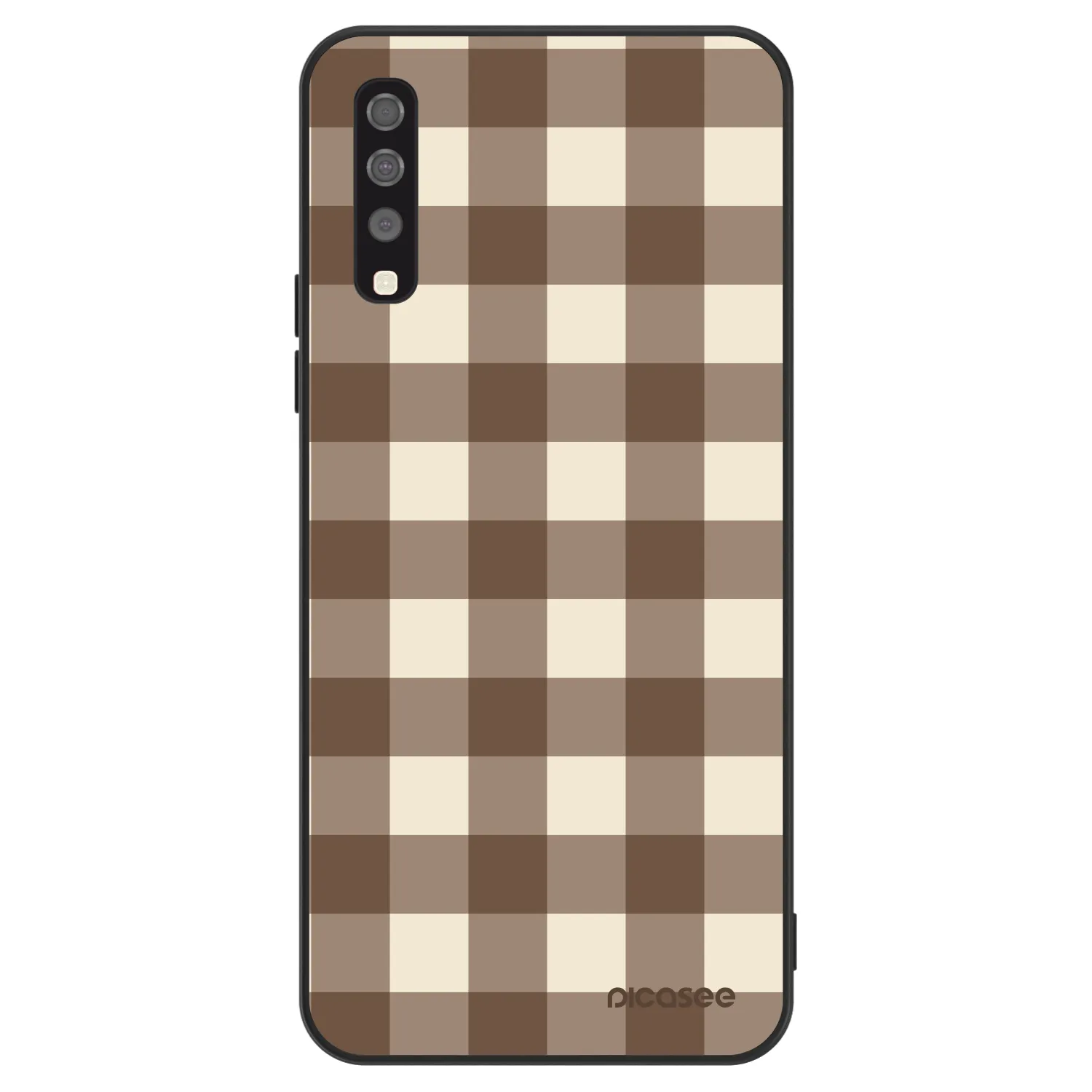 Picasee ULTIMATE CASE für Samsung Galaxy A70 A705F - Brown grid