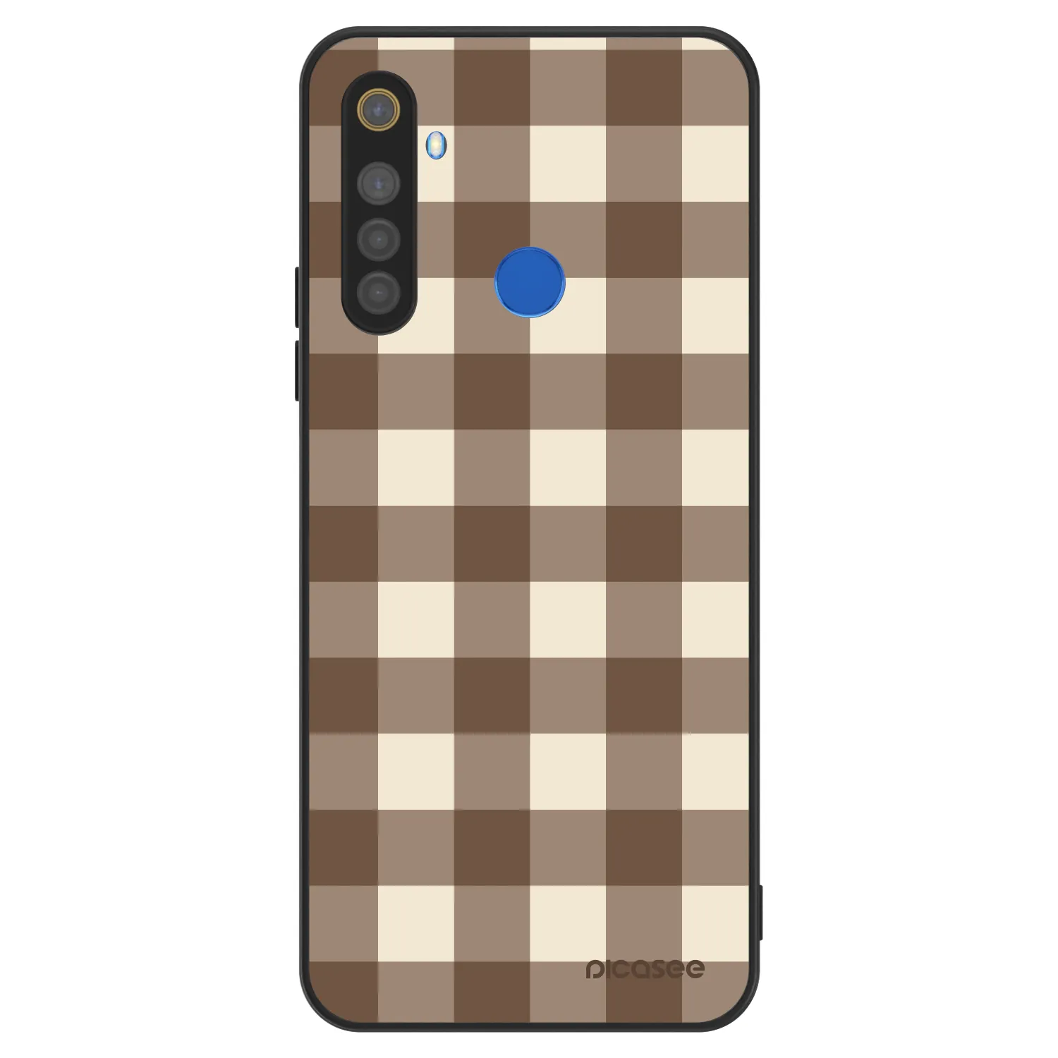 Picasee ULTIMATE CASE für Realme 5 - Brown grid