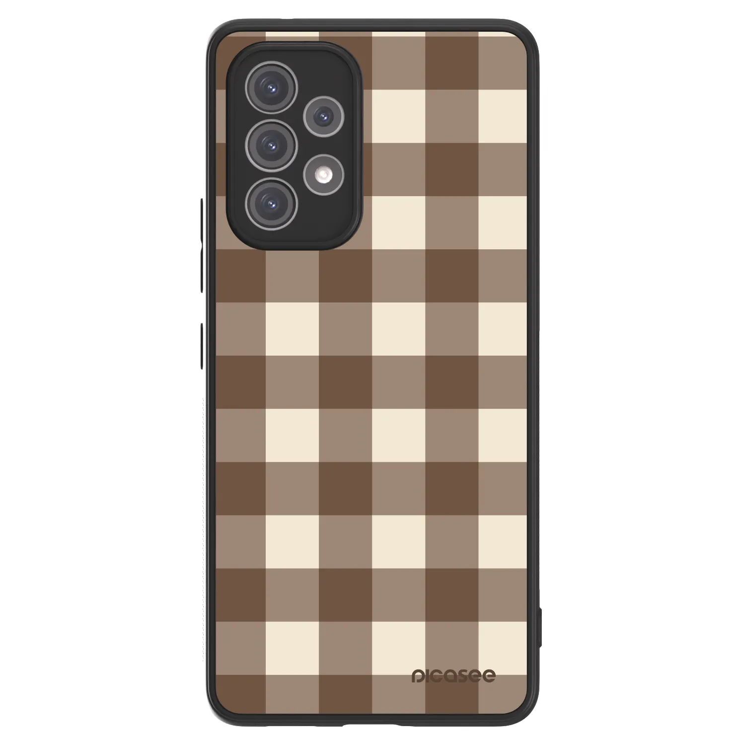 Picasee ULTIMATE CASE für Samsung Galaxy A52s 5G A528B - Brown grid