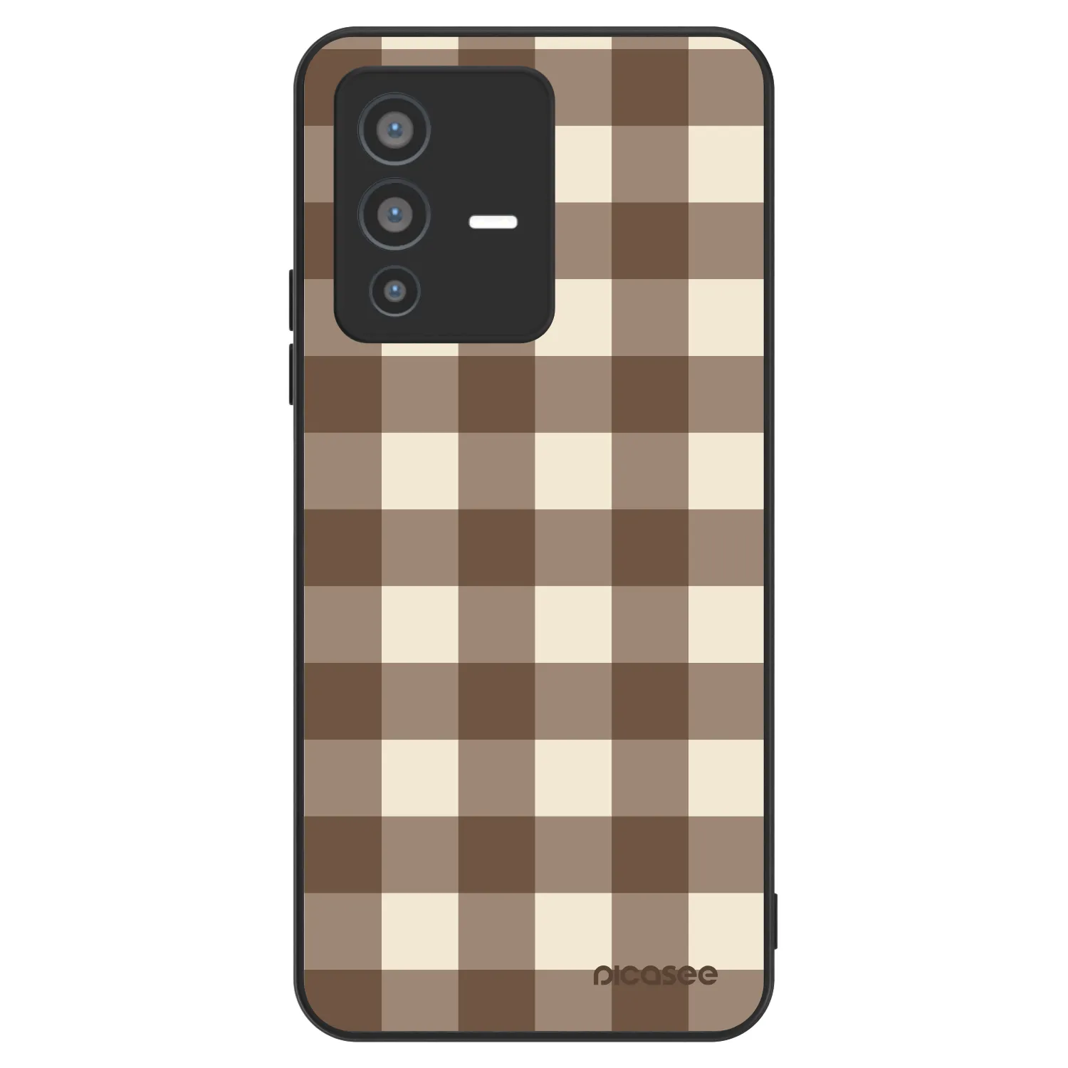 Picasee ULTIMATE CASE für Vivo V23 5G - Brown grid