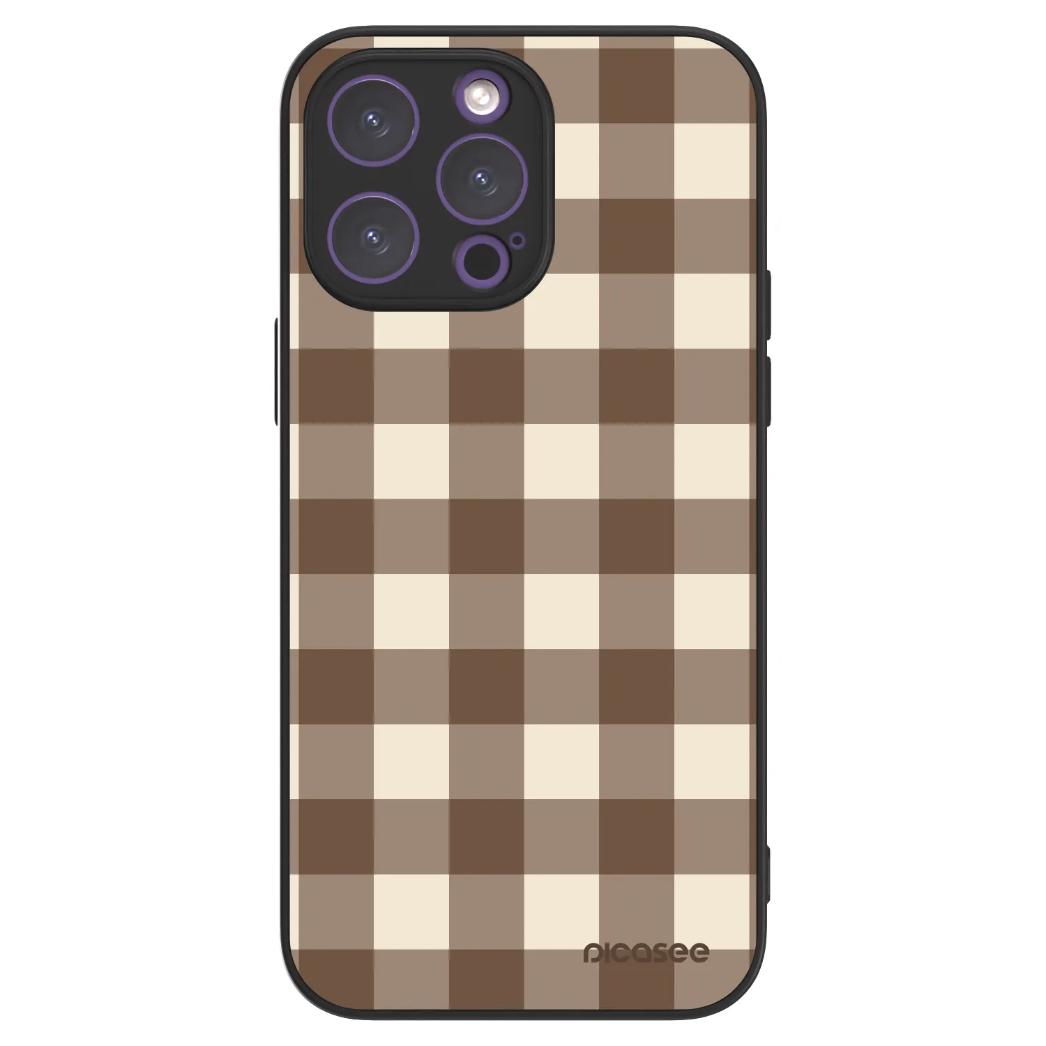 Picasee ULTIMATE CASE für Apple iPhone 14 Pro Max - Brown grid