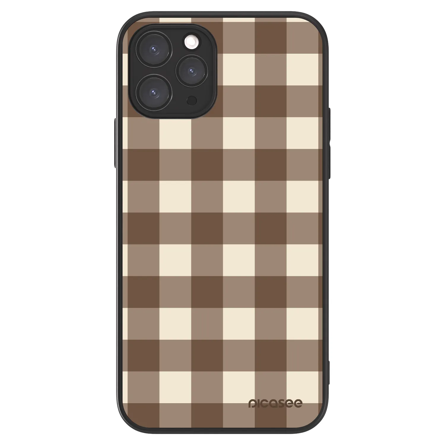 Picasee ULTIMATE CASE MagSafe für Apple iPhone 11 Pro - Brown grid