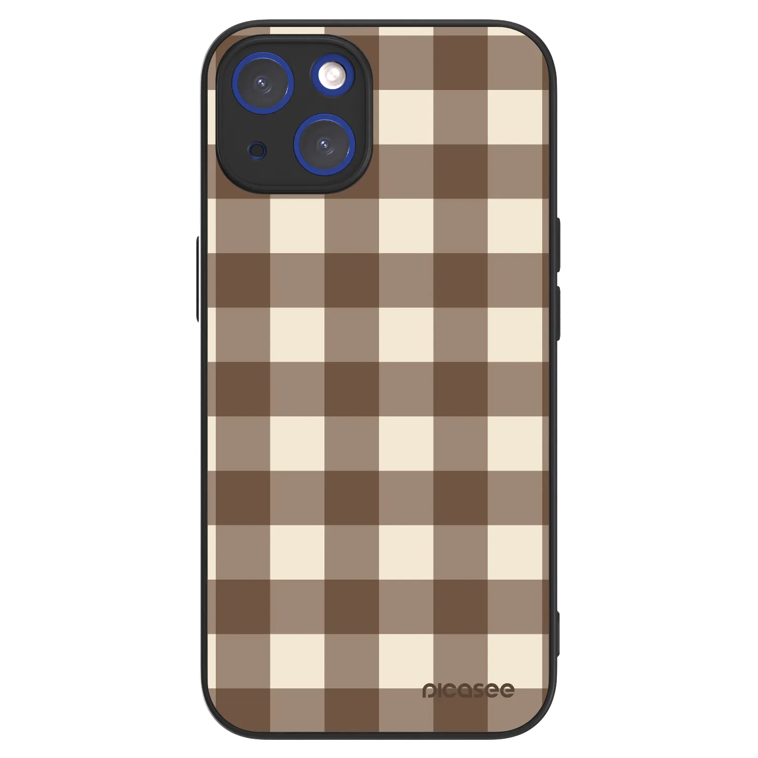 Picasee ULTIMATE CASE MagSafe für Apple iPhone 14 - Brown grid