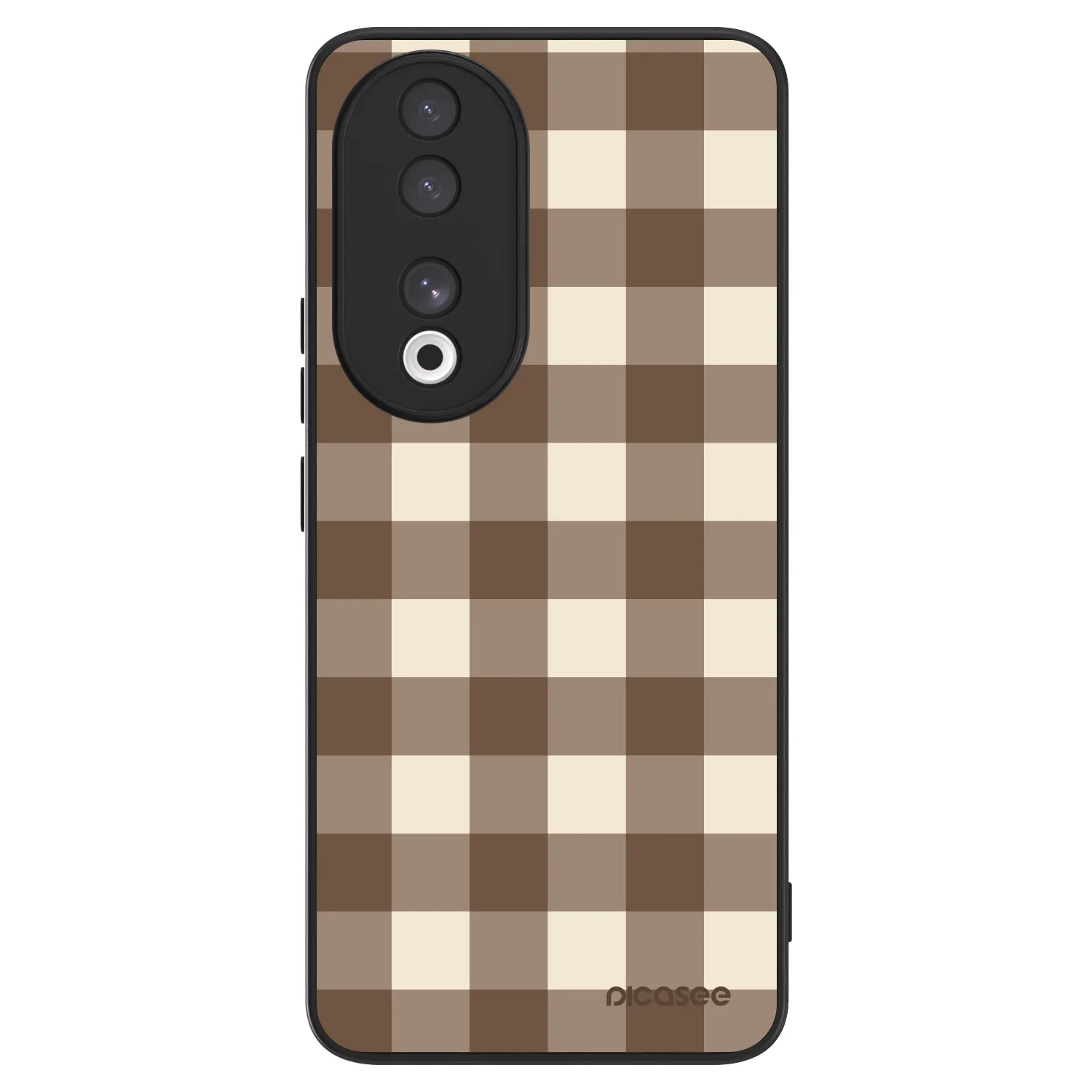 Picasee ULTIMATE CASE für Honor 90 5G - Brown grid