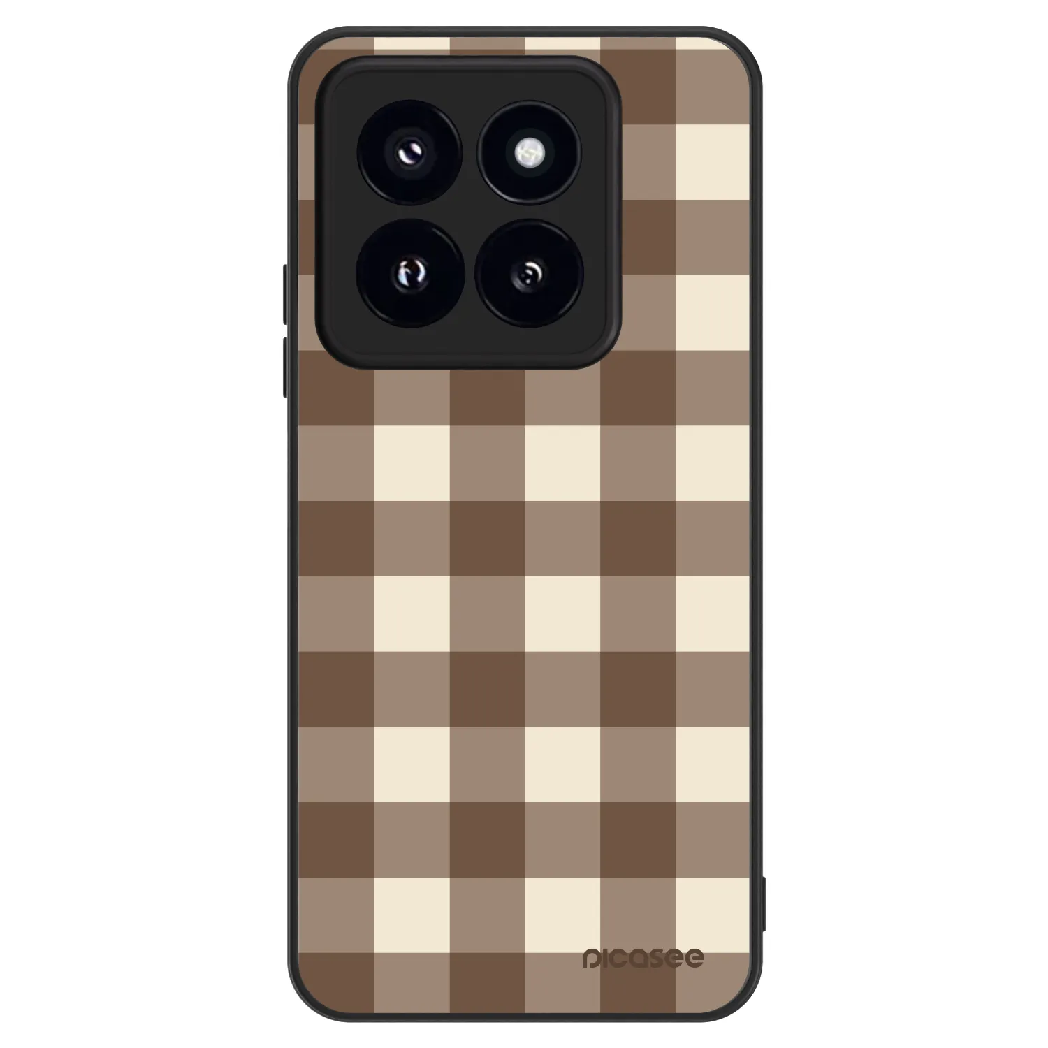 Picasee ULTIMATE CASE für Xiaomi 14 Pro - Brown grid