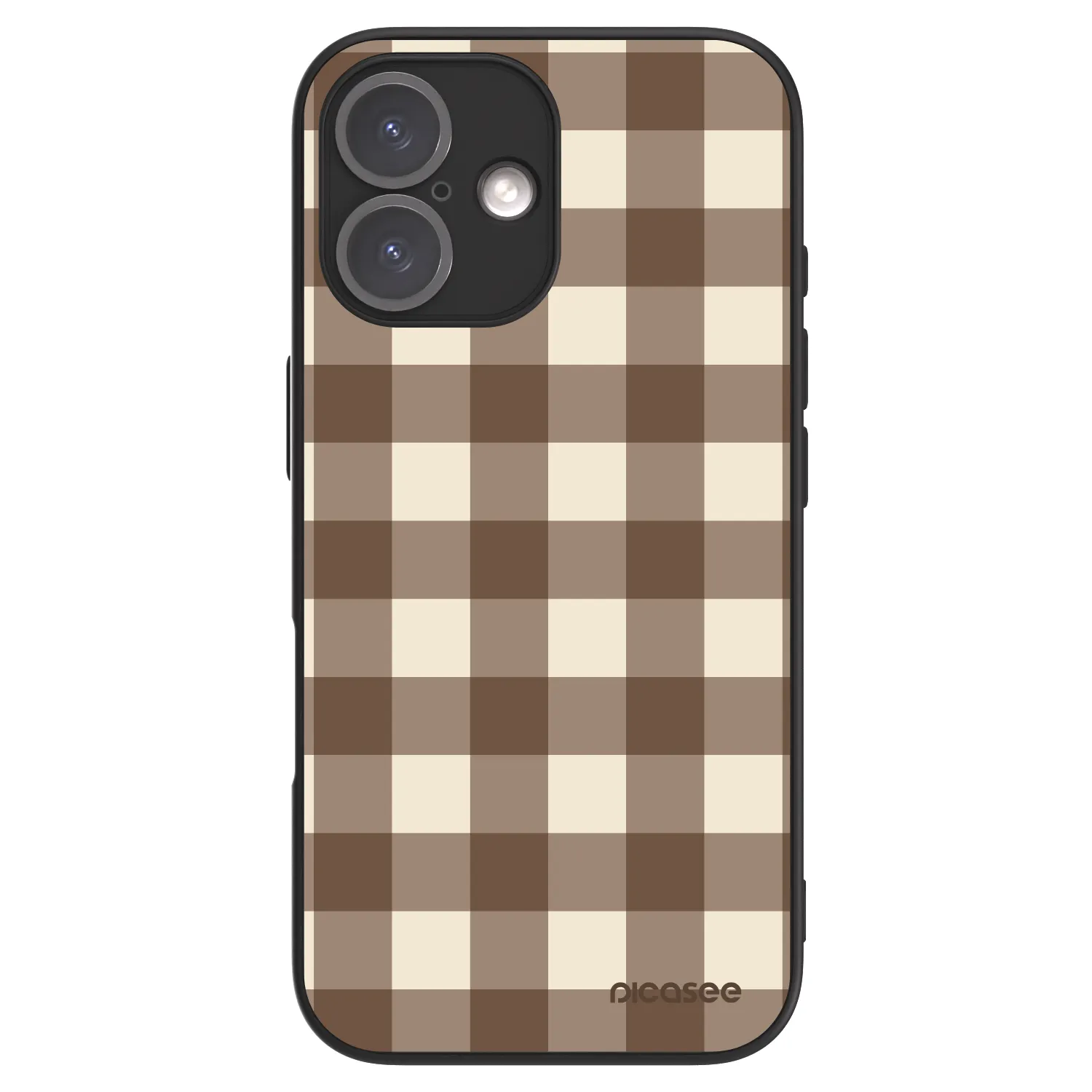 Picasee ULTIMATE CASE für Apple iPhone 16 - Brown grid