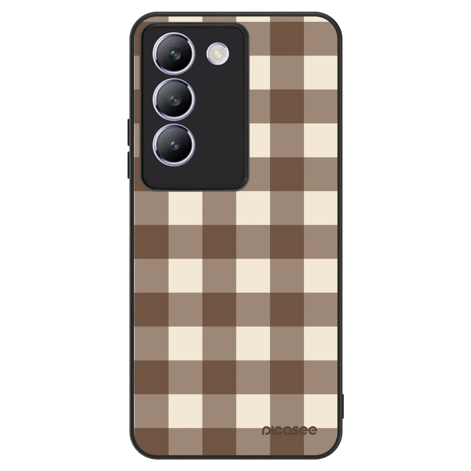 Picasee ULTIMATE CASE für Vivo V40 SE 5G - Brown grid