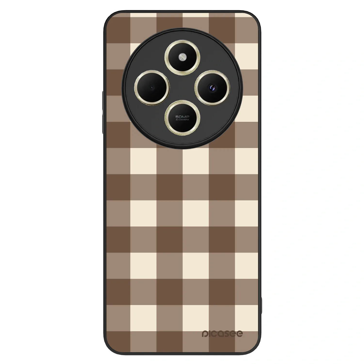 Picasee ULTIMATE CASE für Xiaomi Redmi 14C - Brown grid
