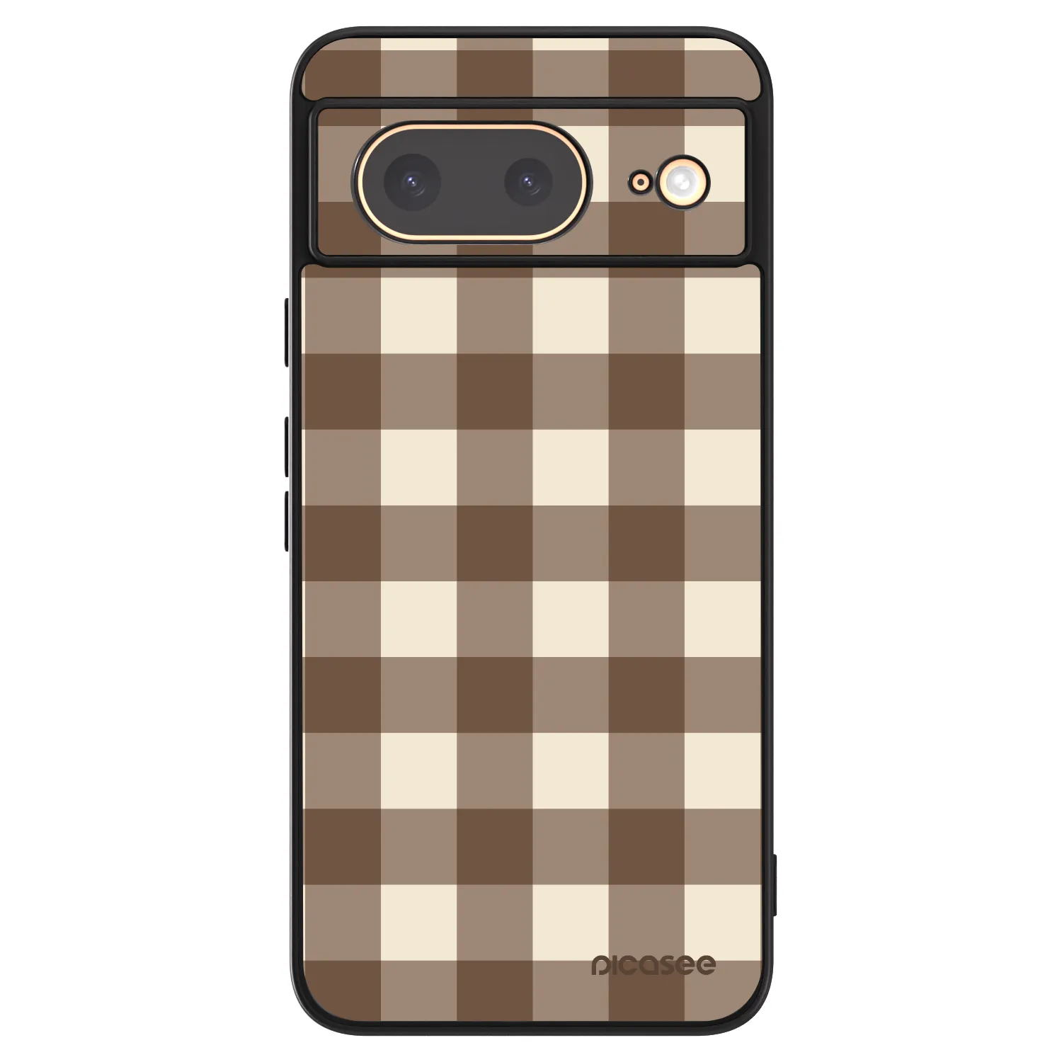 Picasee ULTIMATE CASE für Google Pixel 8 - Brown grid