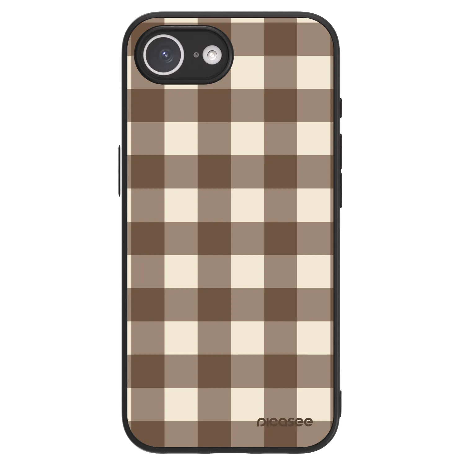 Picasee ULTIMATE CASE MagSafe für Apple iPhone 16e - Brown grid