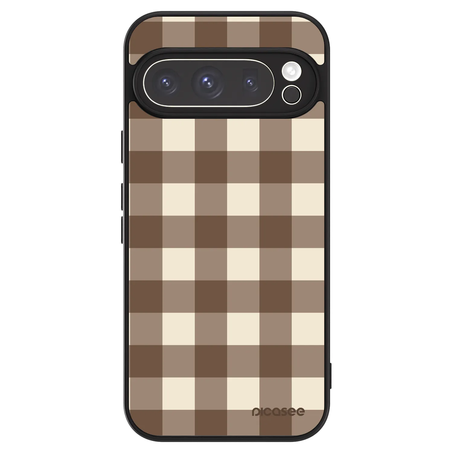 Picasee ULTIMATE CASE für Google Pixel 9 Pro - Brown grid
