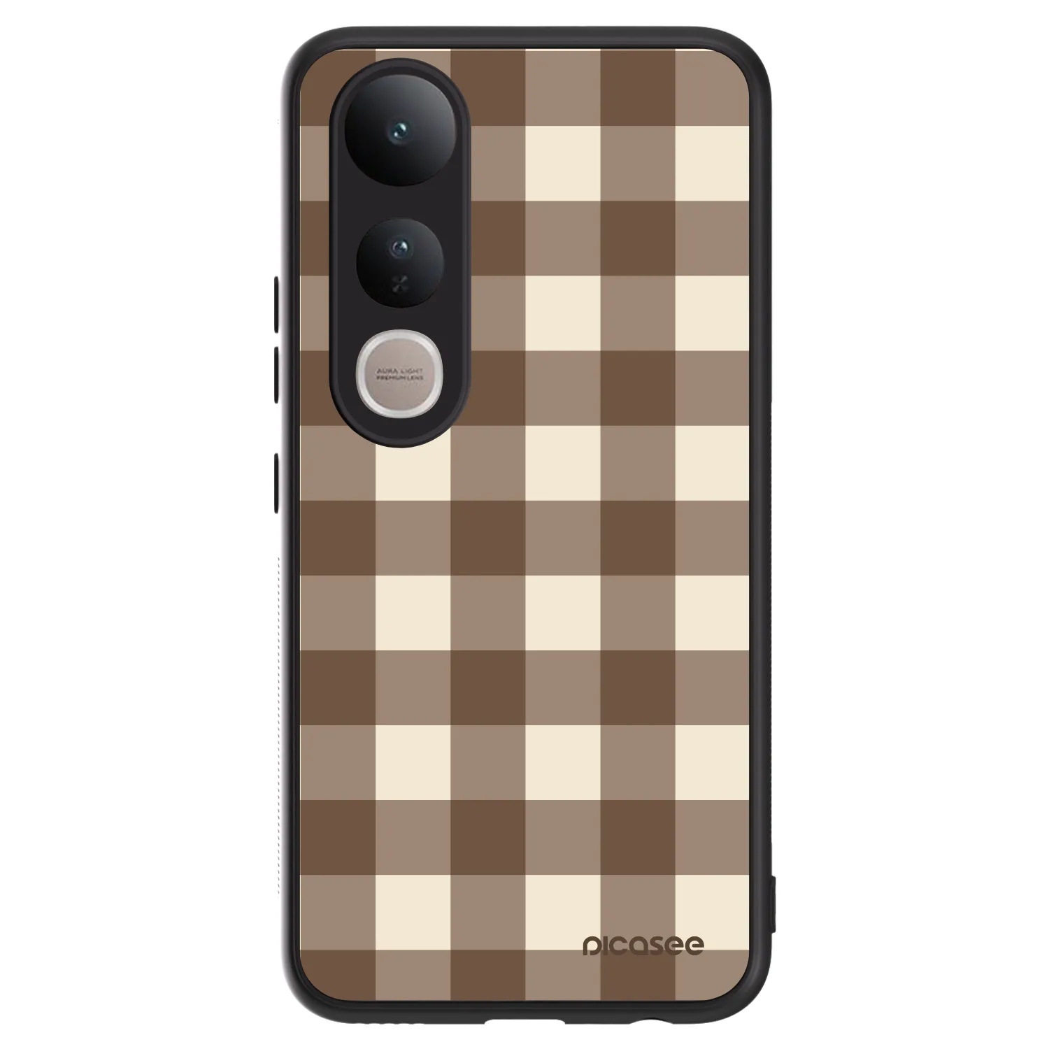 Picasee ULTIMATE CASE für Vivo V50 Lite 5G - Brown grid