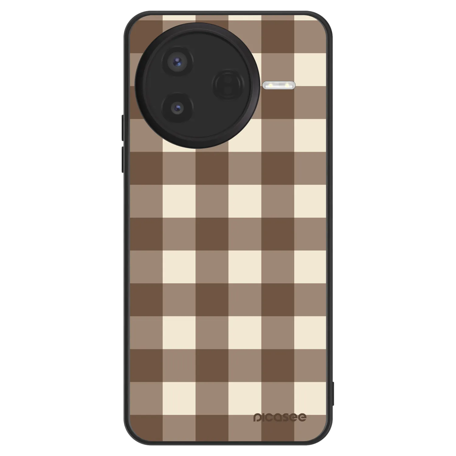 Picasee ULTIMATE CASE für Xiaomi Poco F7 Pro 5G - Brown grid