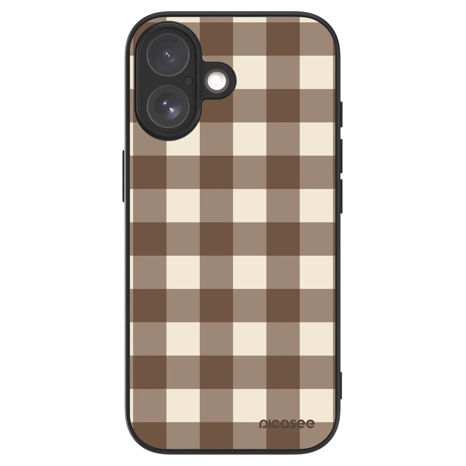 Picasee ULTIMATE CASE MagSafe für Apple iPhone 17 - Brown grid
