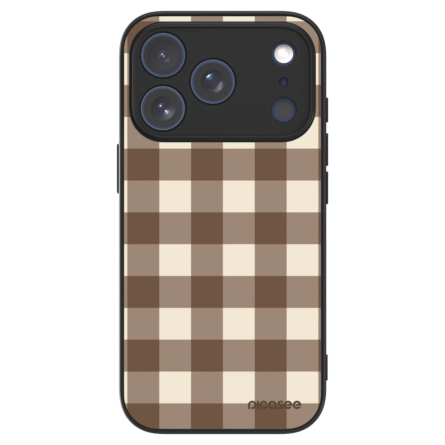 Picasee ULTIMATE CASE MagSafe für Apple iPhone 17 Pro - Brown grid
