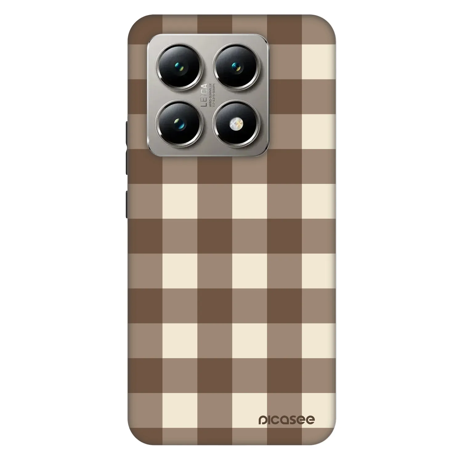 Picasee Fashion Case für Xiaomi 14T Pro - Brown grid
