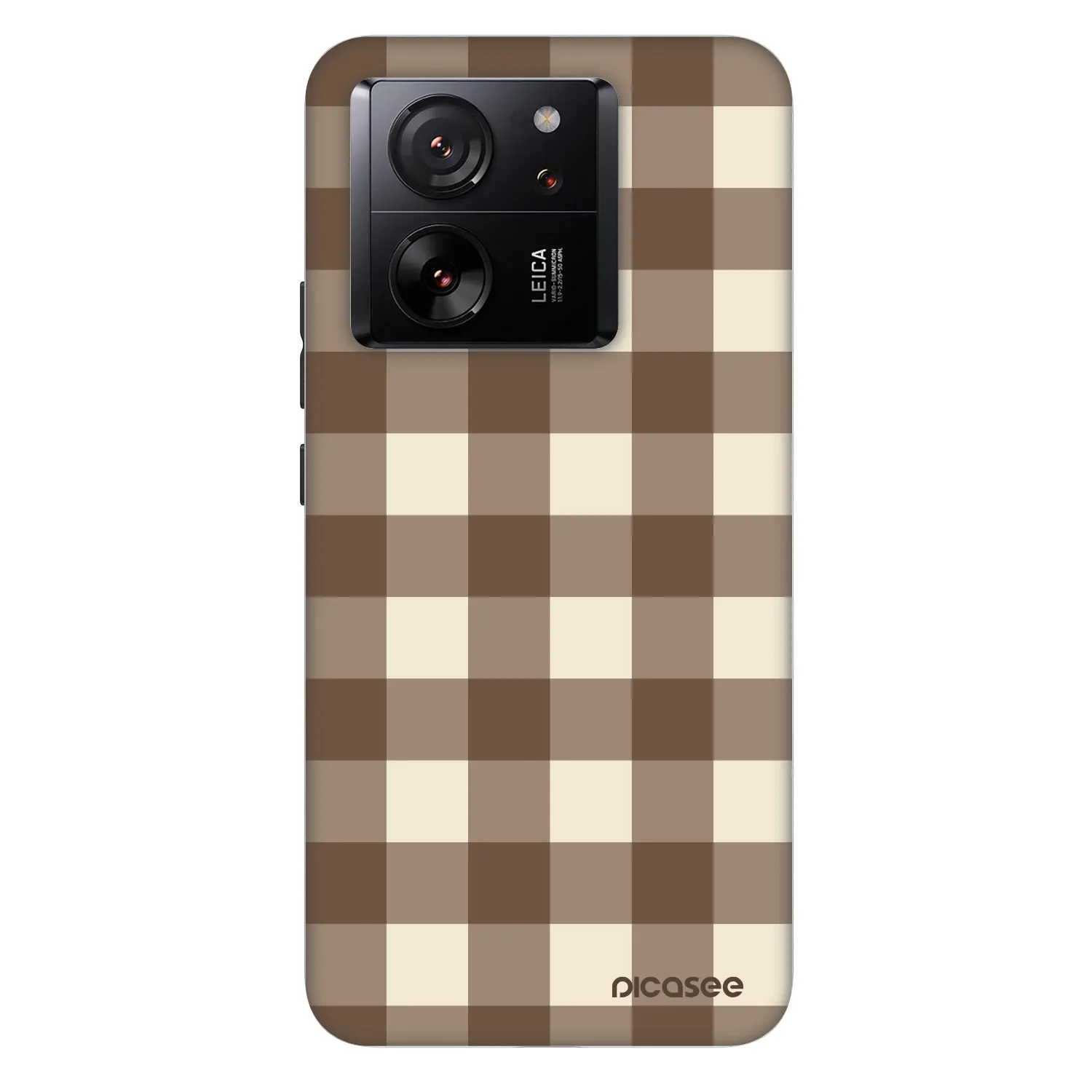 Picasee Fashion Case für Xiaomi 13T Pro - Brown grid