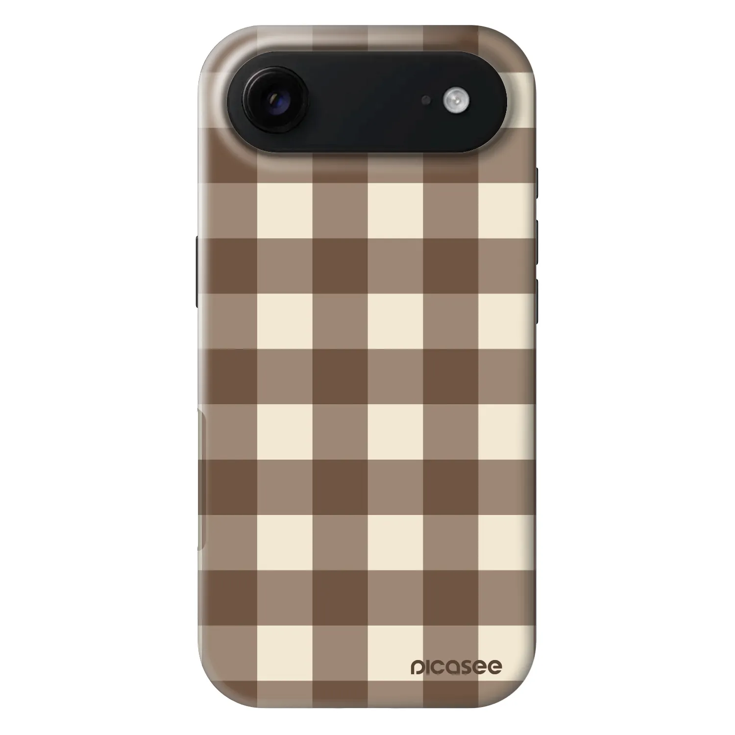 Picasee Fashion Case MagSafe für Apple iPhone Air - Brown grid