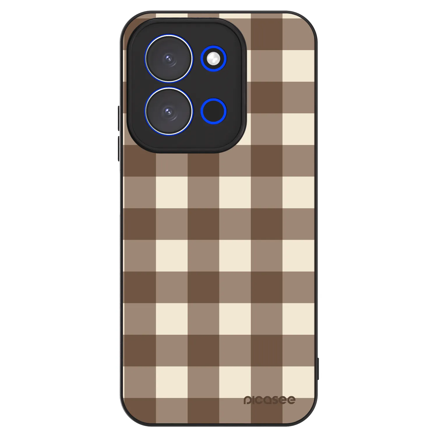Picasee ULTIMATE CASE für Xiaomi Redmi 15C 4G - Brown grid