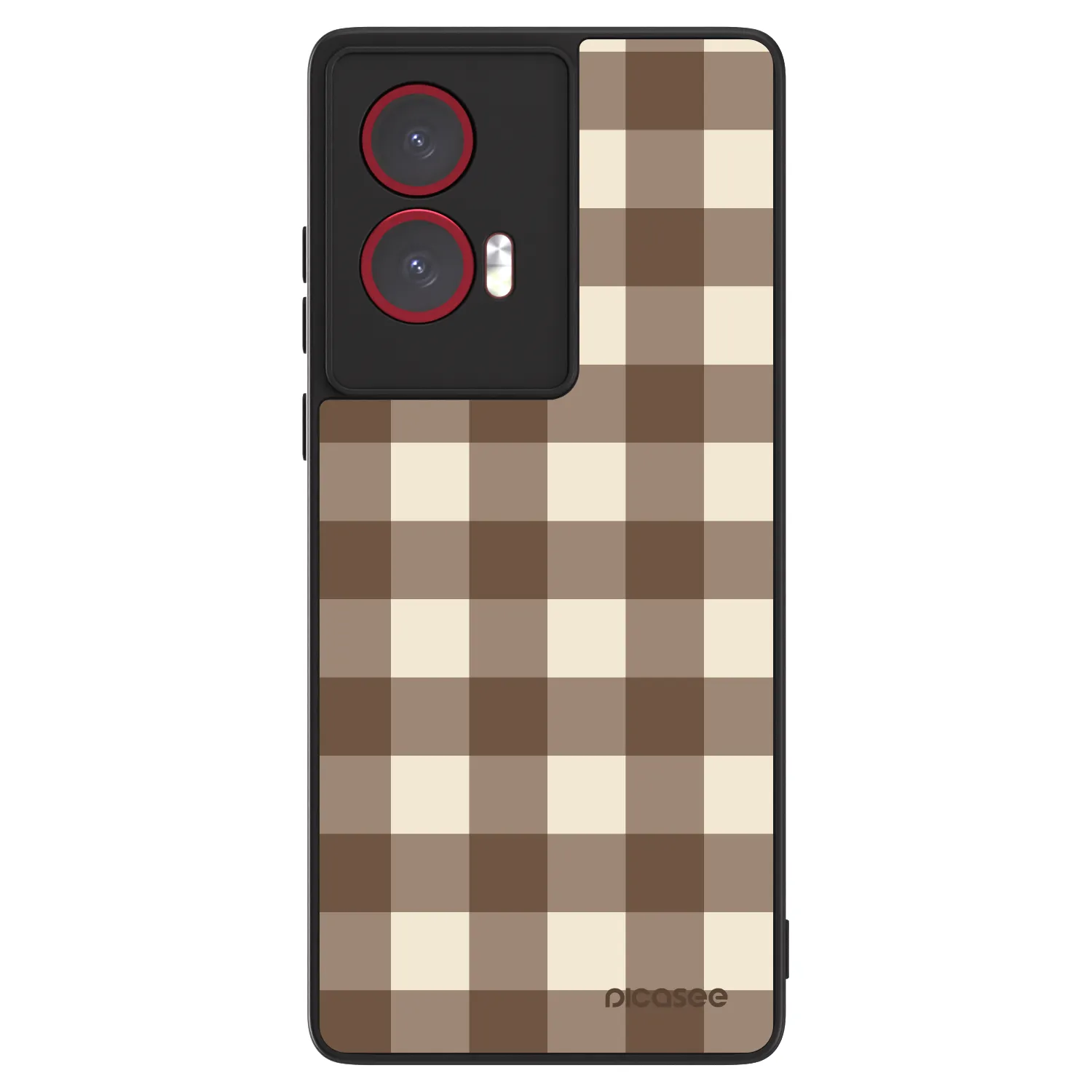 Picasee ULTIMATE CASE für Motorola Edge 50 Fusion - Brown grid