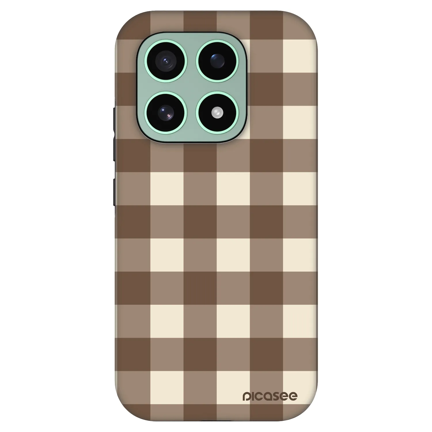 Picasee Fashion Case für Xiaomi 17 - Brown grid