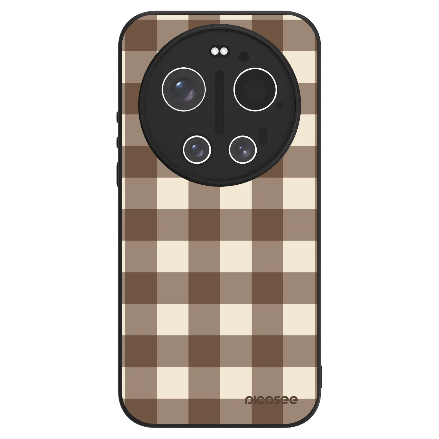 Picasee ULTIMATE CASE PowerShare für Xiaomi 17 Ultra - Brown grid