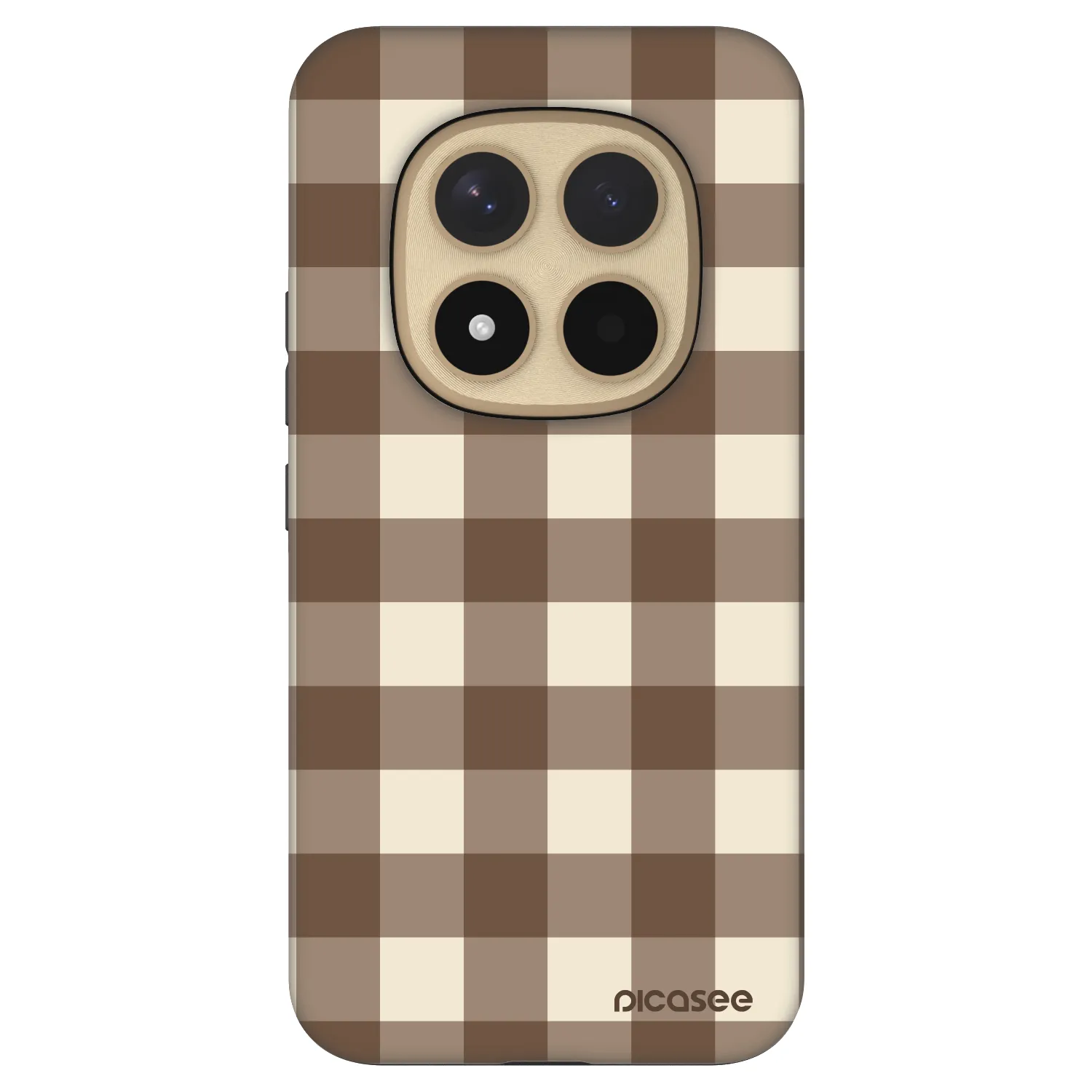 Picasee Fashion Case für Xiaomi Redmi Note 15 Pro+ - Brown grid