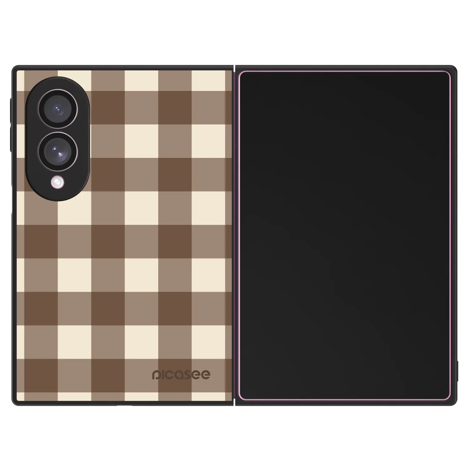 Picasee ULTIMATE CASE für Samsung Galaxy Z Fold8 5G - Brown grid