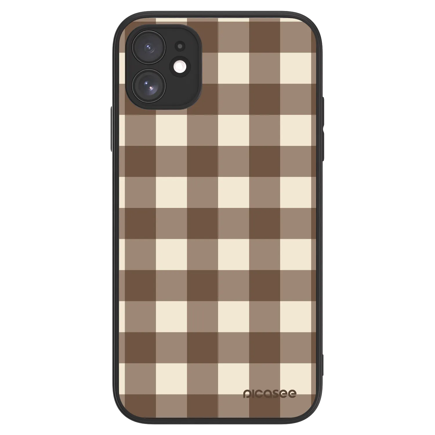 Picasee ULTIMATE CASE für Apple iPhone 11 - Brown grid