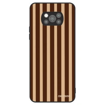 Hülle für Xiaomi Poco X3 Pro - Brown lines