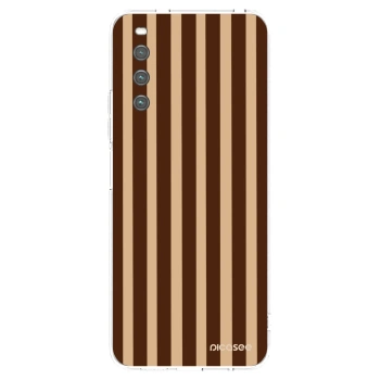 Hülle für Sony Xperia 10 IV 5G - Brown lines
