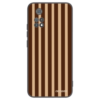 Picasee Xiaomi Poco M4 Pro Hülle - Schwarzes Silikon - Brown lines