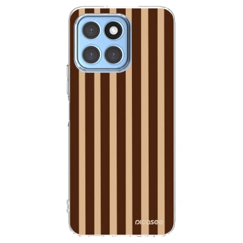 Picasee Honor X8 5G Hülle - Transparentes Silikon - Brown lines