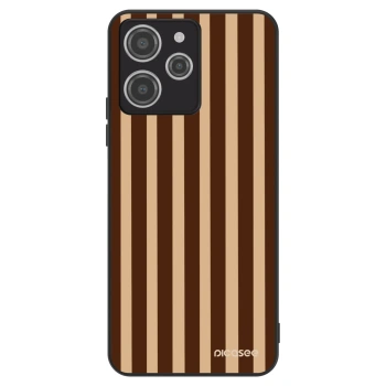 Hülle für Xiaomi Redmi 12 4G - Brown lines