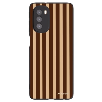 Hülle für Motorola Moto G51 - Brown lines