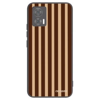 Hülle für Motorola Edge 30 Neo - Brown lines