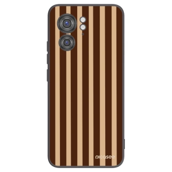 Hülle für Motorola Edge 40 - Brown lines