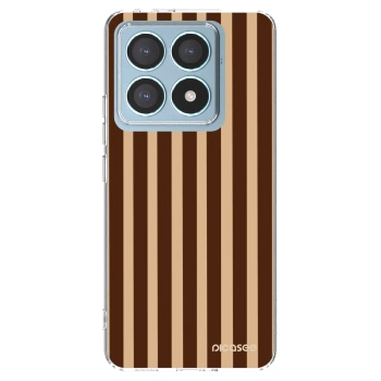 Picasee Xiaomi 14T Pro Hülle - Transparentes Silikon - Brown lines