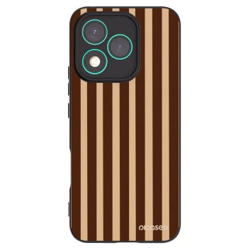 Picasee Honor 400 Lite 5G Hülle - Schwarzes Silikon - Brown lines