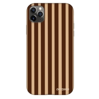 Hülle für Apple iPhone 11 Pro Max - Brown lines